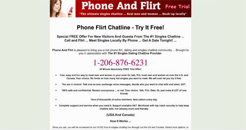 Top 10 Phone Dating Chat Line Numbers With Free Trials