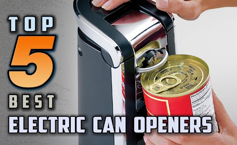 Automatic Can Opener For Tin Cans, Non-slip Round Electric Can
