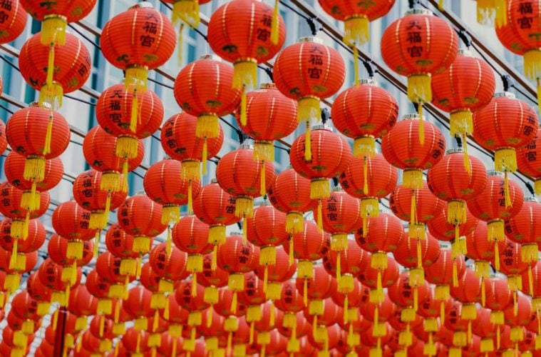 Why is red an auspicious colour for Chinese New Year?