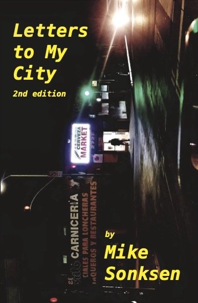 Mike Sonksen Letters to my City 2nd Ed Writ Large Press Cover