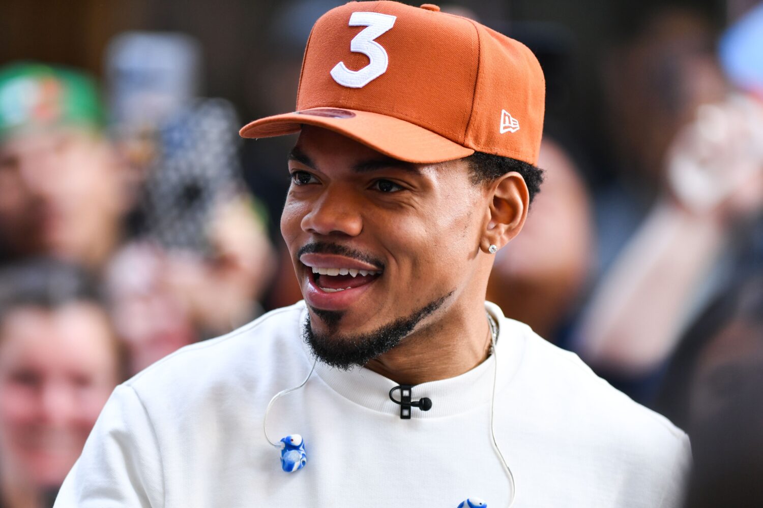 men Baseball Cap hip-hop hats A drawing of Chance the Rapper