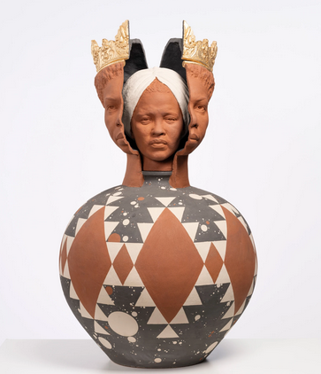 Marian Goodman Gallery Tavares Strachan Inner Elder Nina Simone as Queen of Sheba 2023 Ceramic